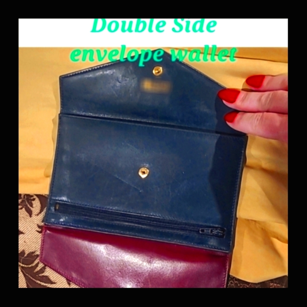 Luxury Style fashion 2 Tone Envelope Wallet/clutch